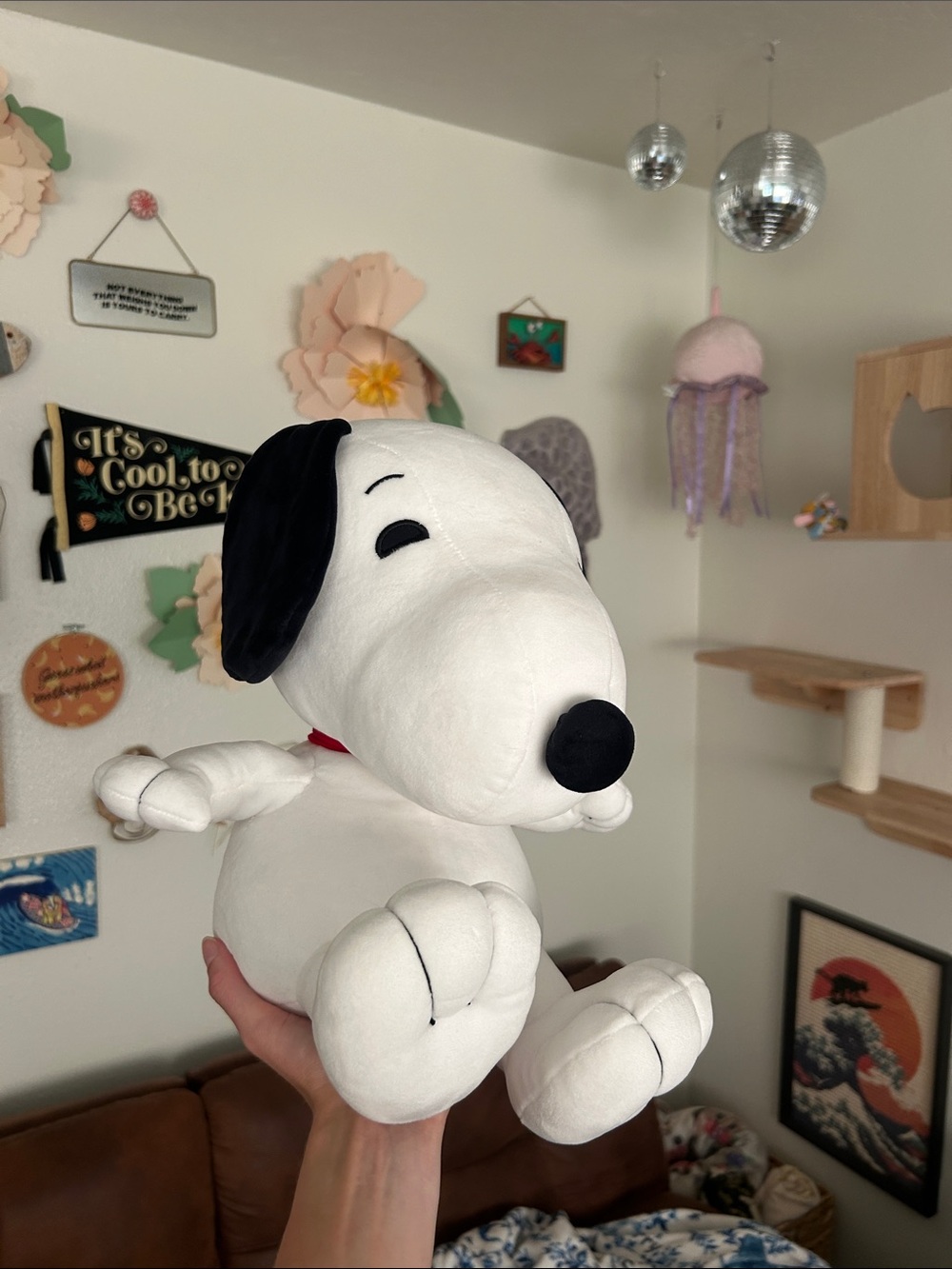 Weighted Snoopy Plush Toy Stuffie // Peanuts Plushie